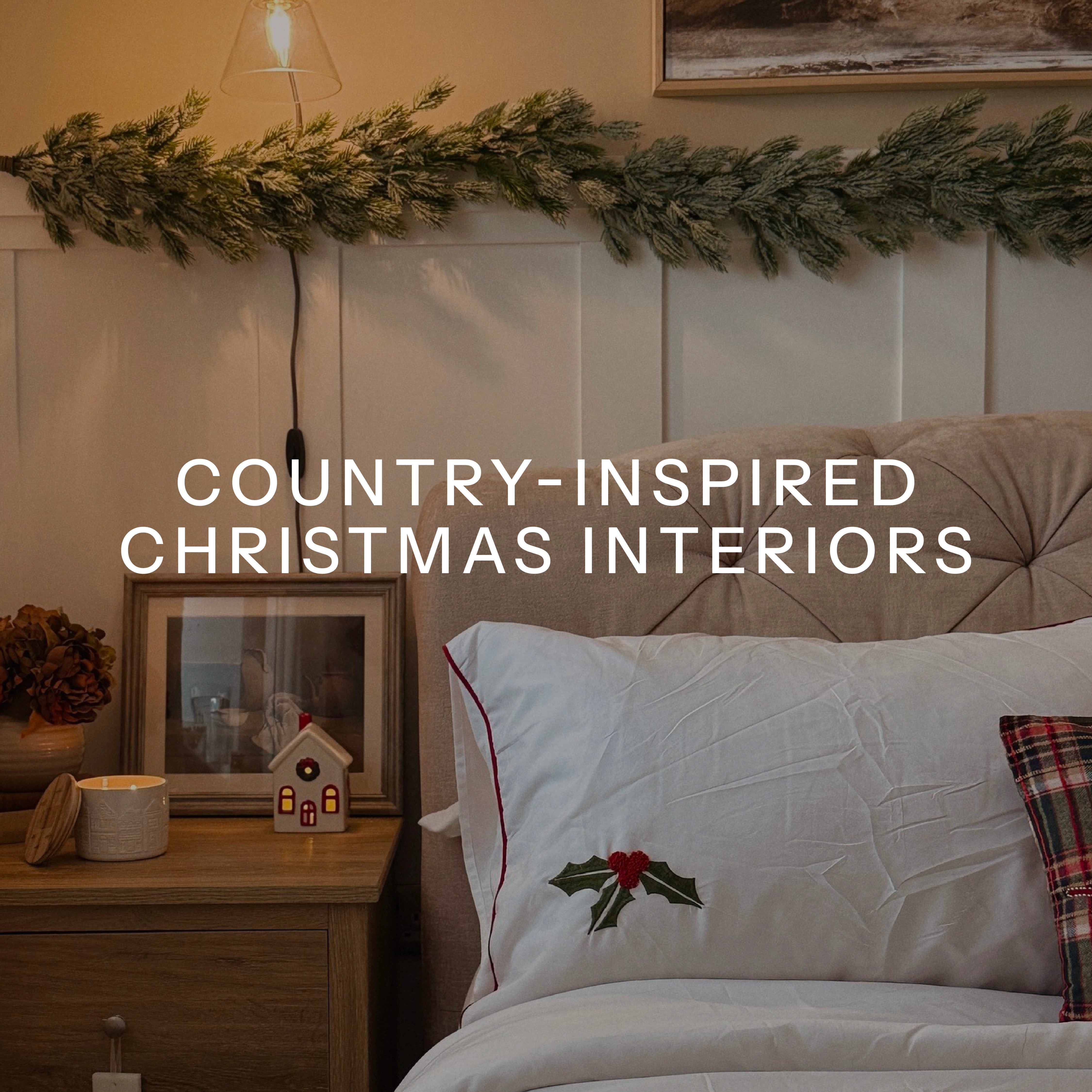 Country-Inspired Christmas Interiors