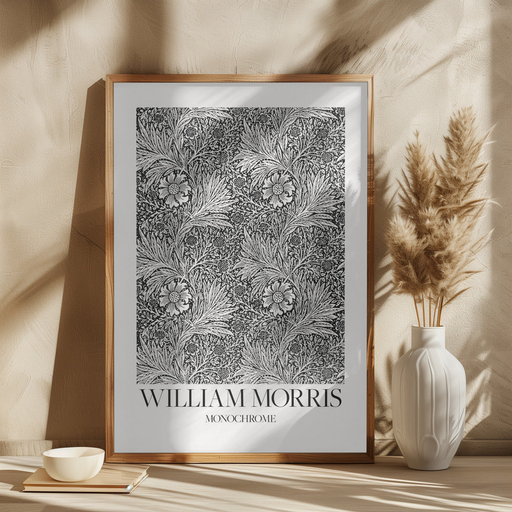 Marigold Monochrome Print