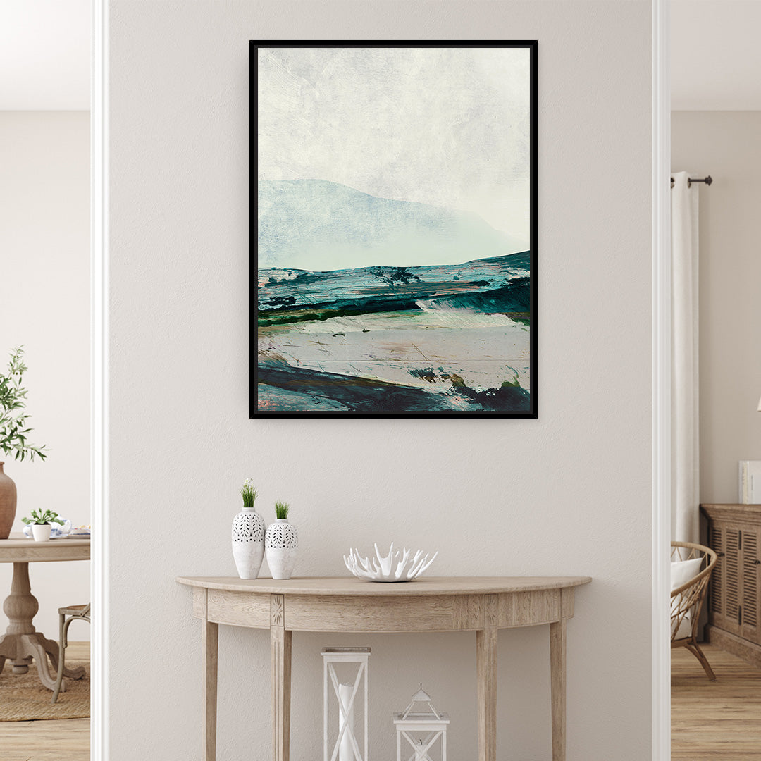 Mountains Framed Printed Canvas