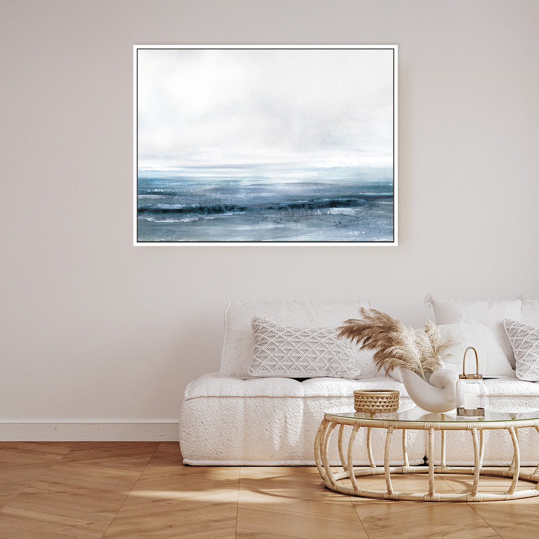 Water Framed Printed Canvas