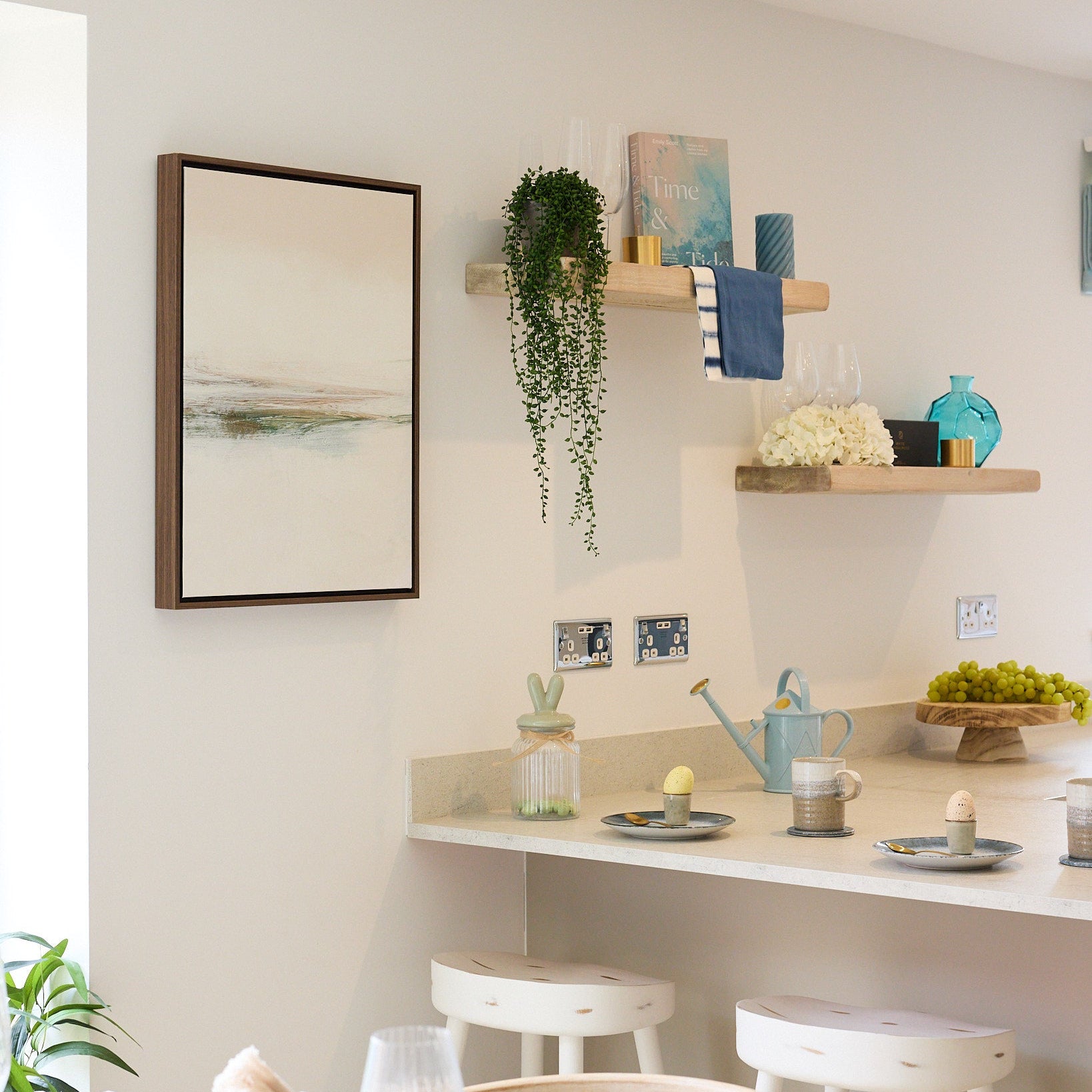 Sunset Framed Printed Canvas