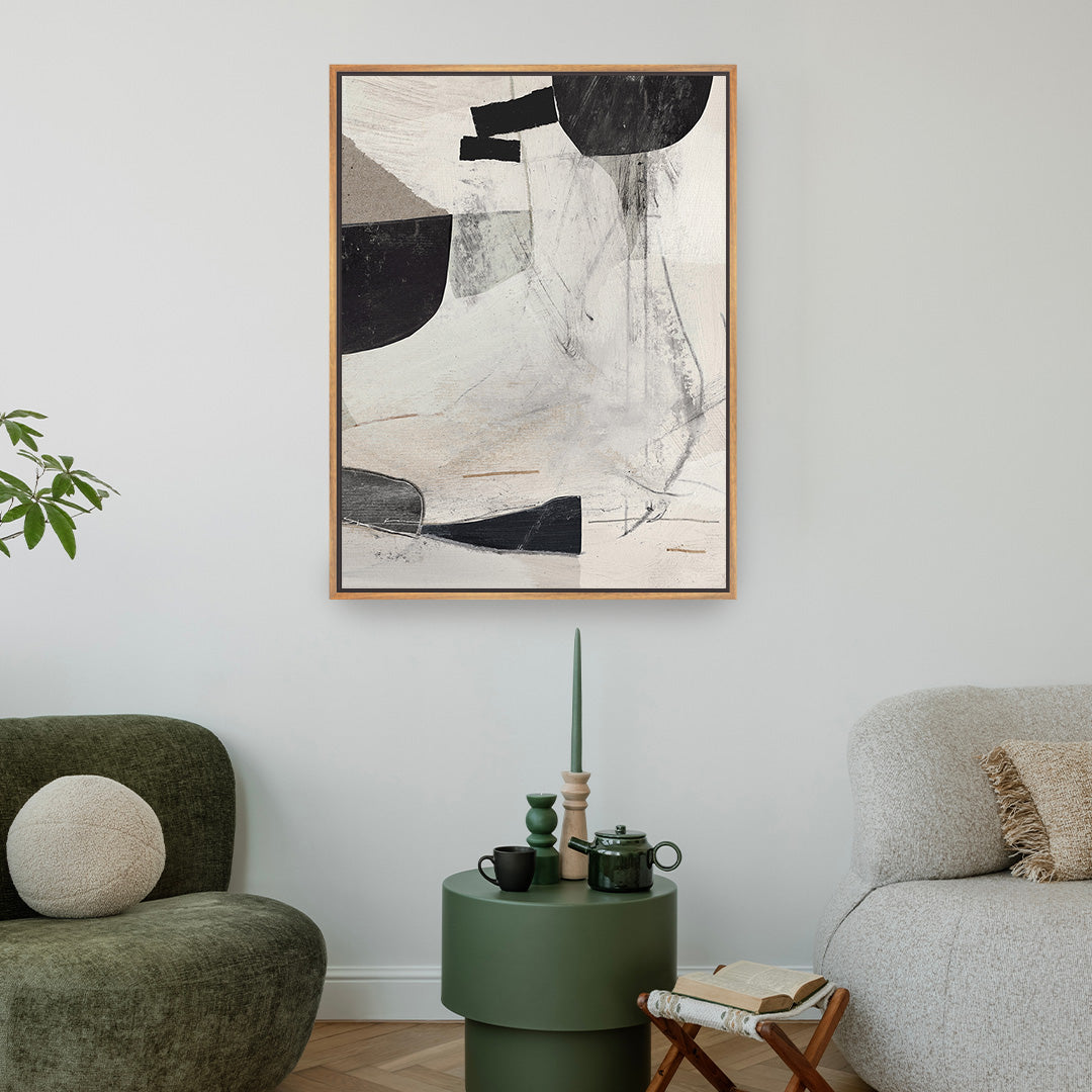 High 2 Framed Printed Canvas