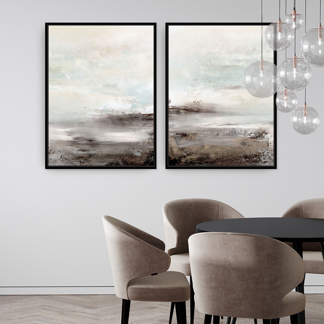 Downtempo Framed Canvas Set of 2 - Mala Art Co.