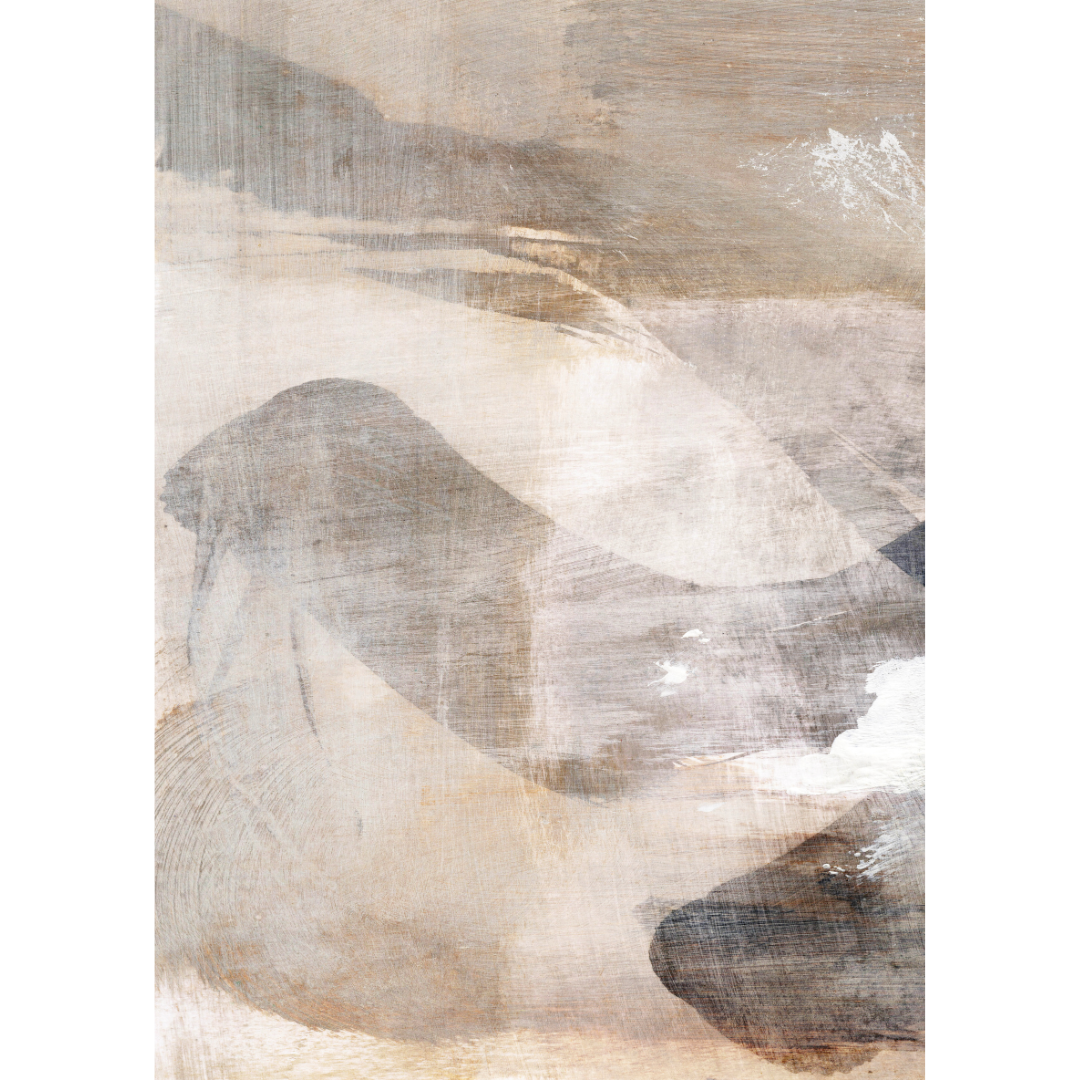 Layers 1 Framed Printed Canvas