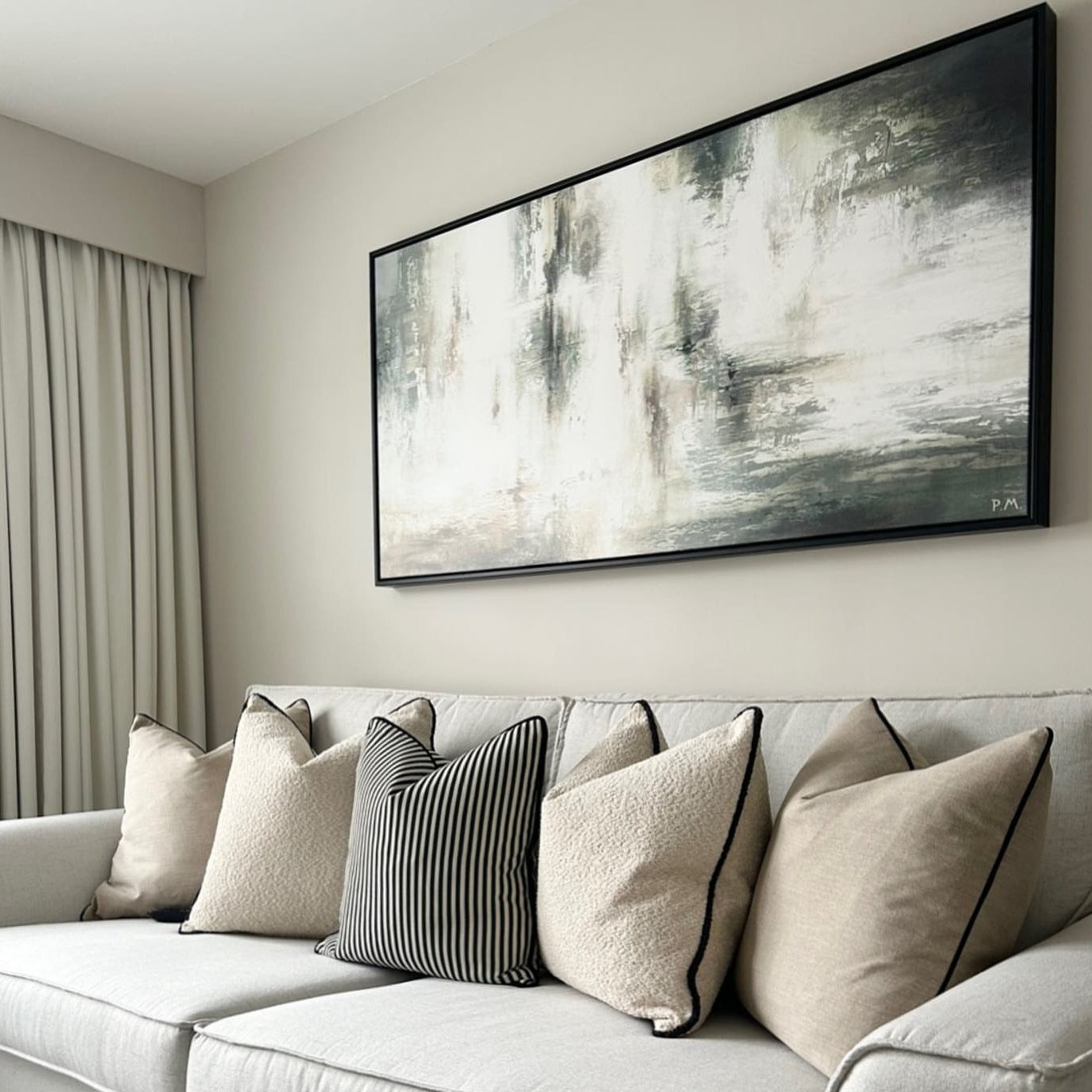 Bijoux Panoramic Framed Printed Canvas - Mala Art Co.