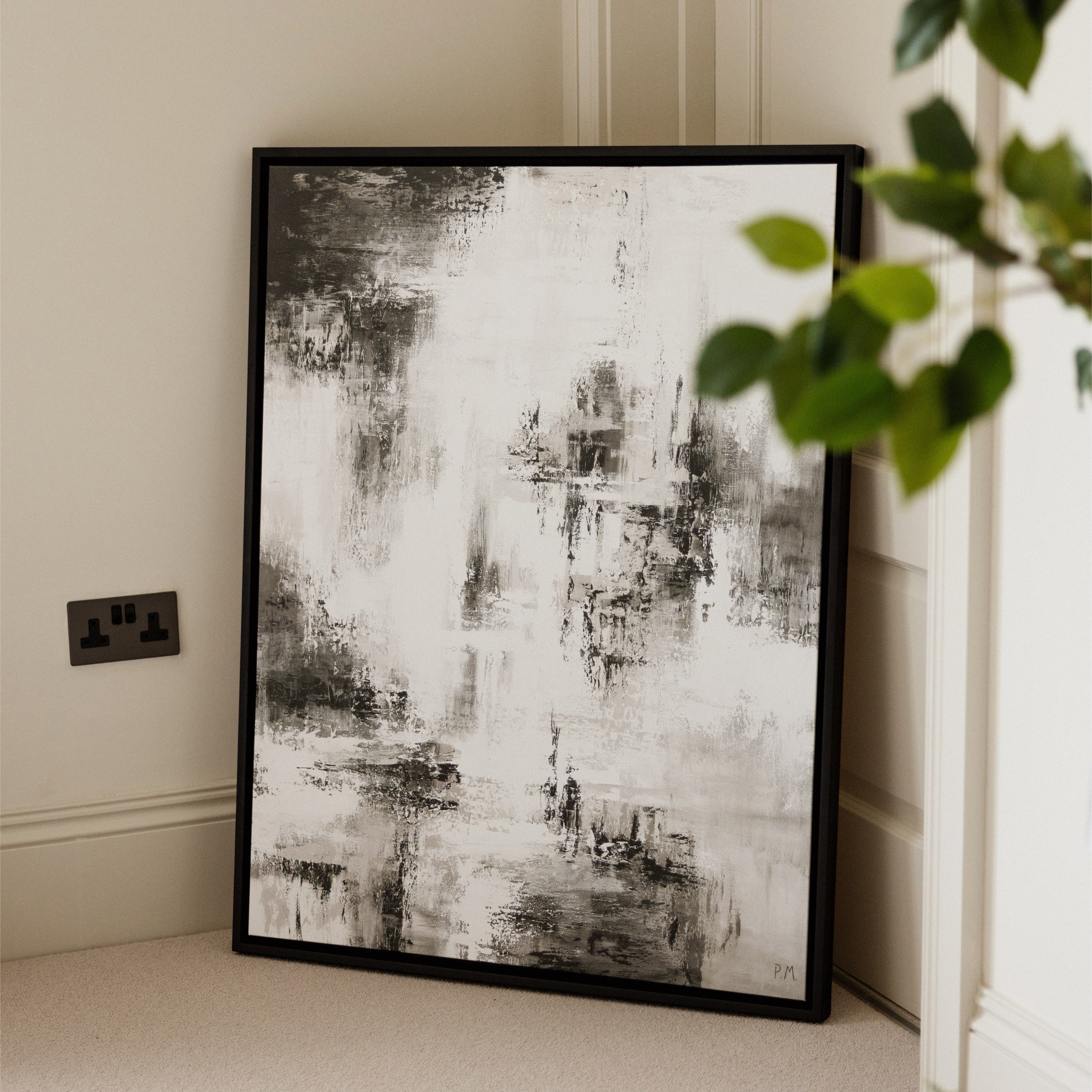 Libra Portrait Framed Printed Canvas - Mala Art Co.