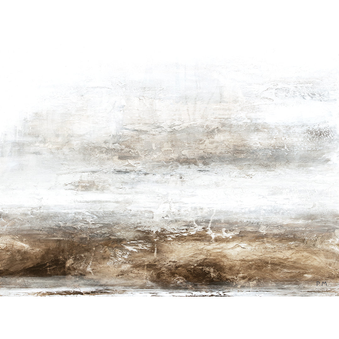 Echoes Landscape Framed Printed Canvas - Mala Art Co.