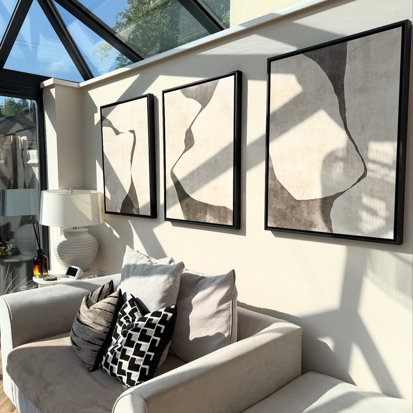 Gigi Portrait Framed Canvas Set of 3 - Mala Art Co.