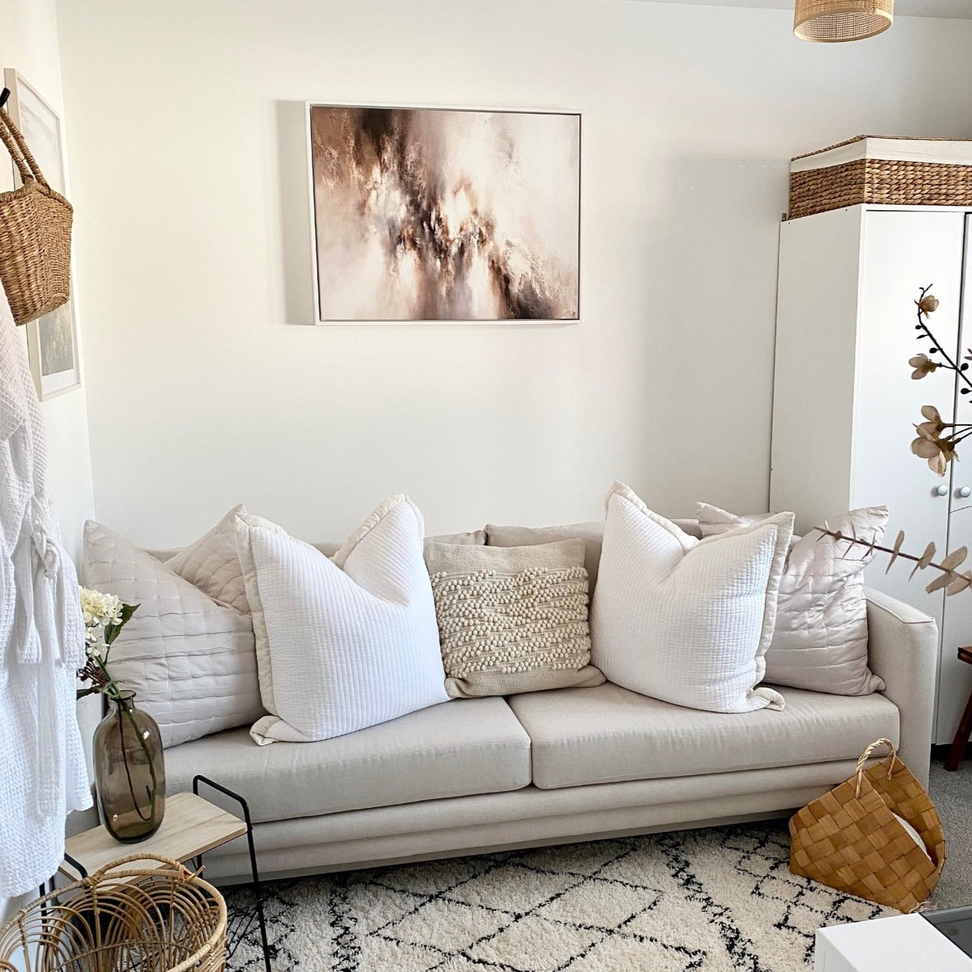 Eternal I Landscape Framed Printed Canvas - Mala Art Co.