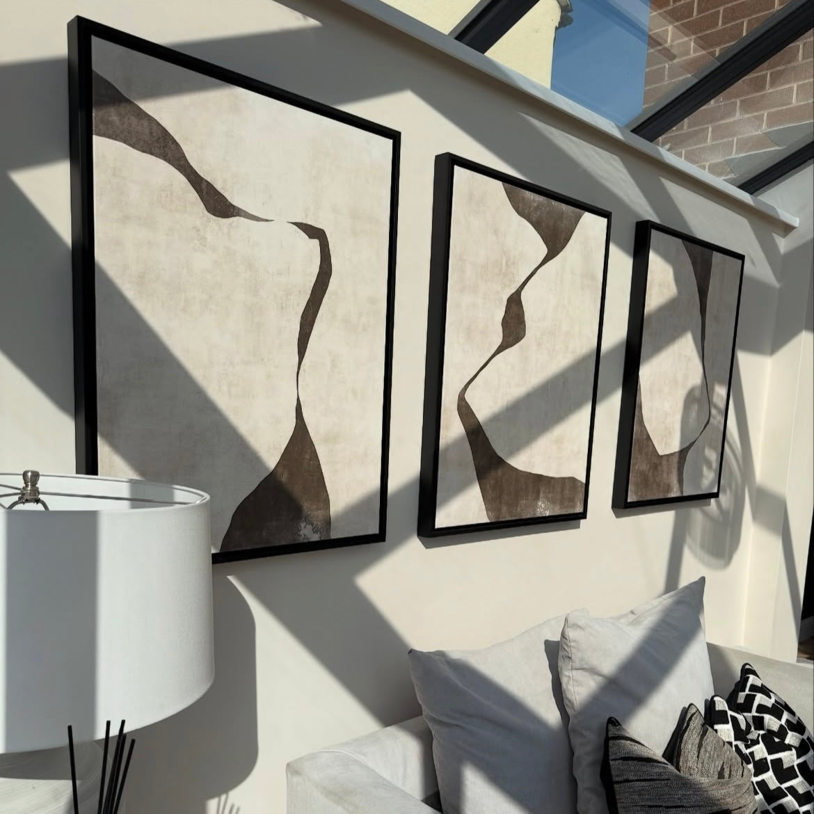 Gigi Portrait Framed Canvas Set of 3 - Mala Art Co.