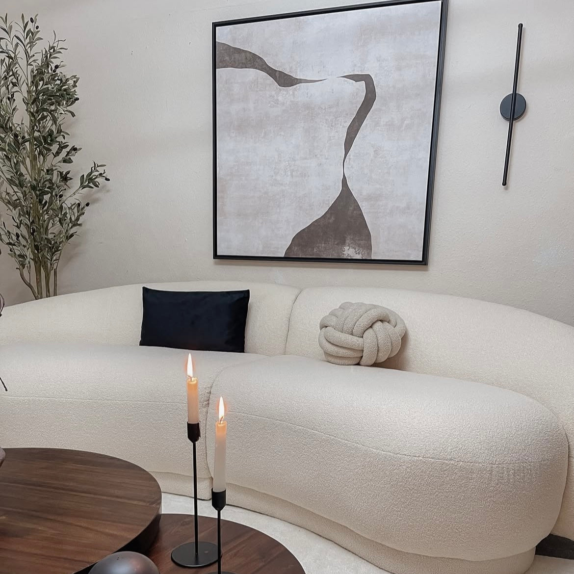 Gigi III Square Framed Printed Canvas - Mala Art Co.