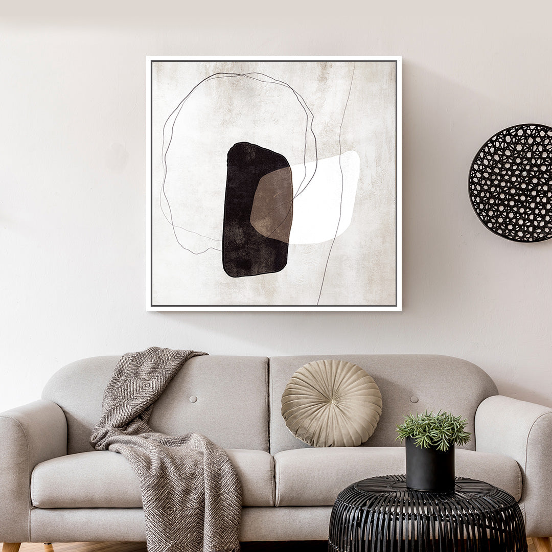 Hela Square Framed Printed Canvas - Mala Art Co.