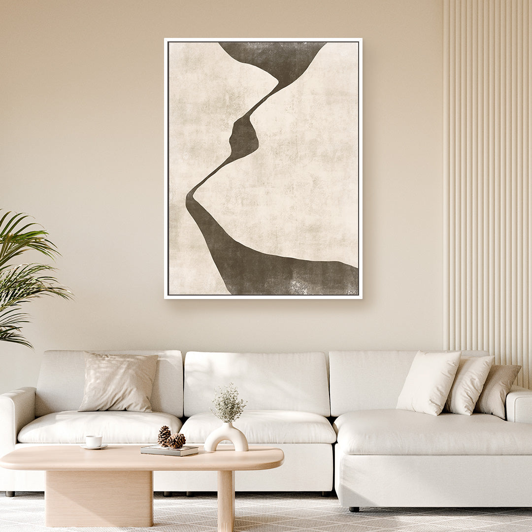 Gigi II Portrait Framed Printed Canvas - Mala Art Co.