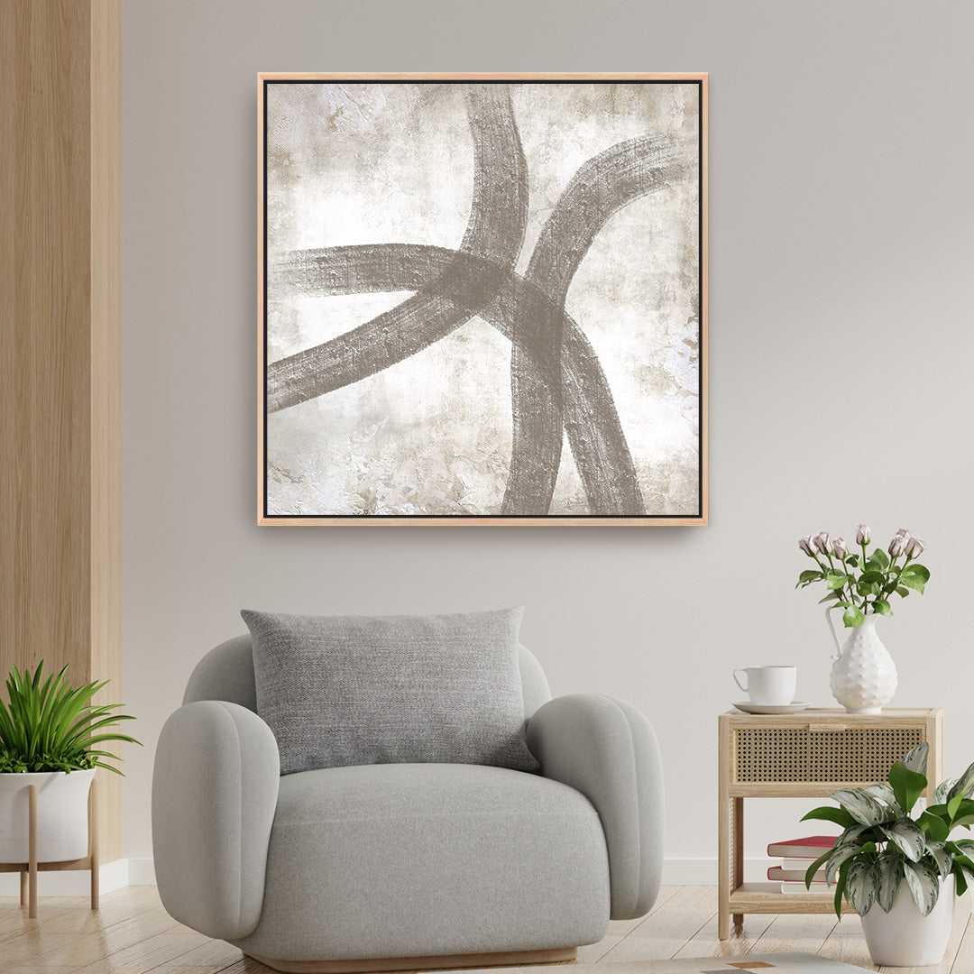 Myro II Square Framed Printed Canvas - Mala Art Co.