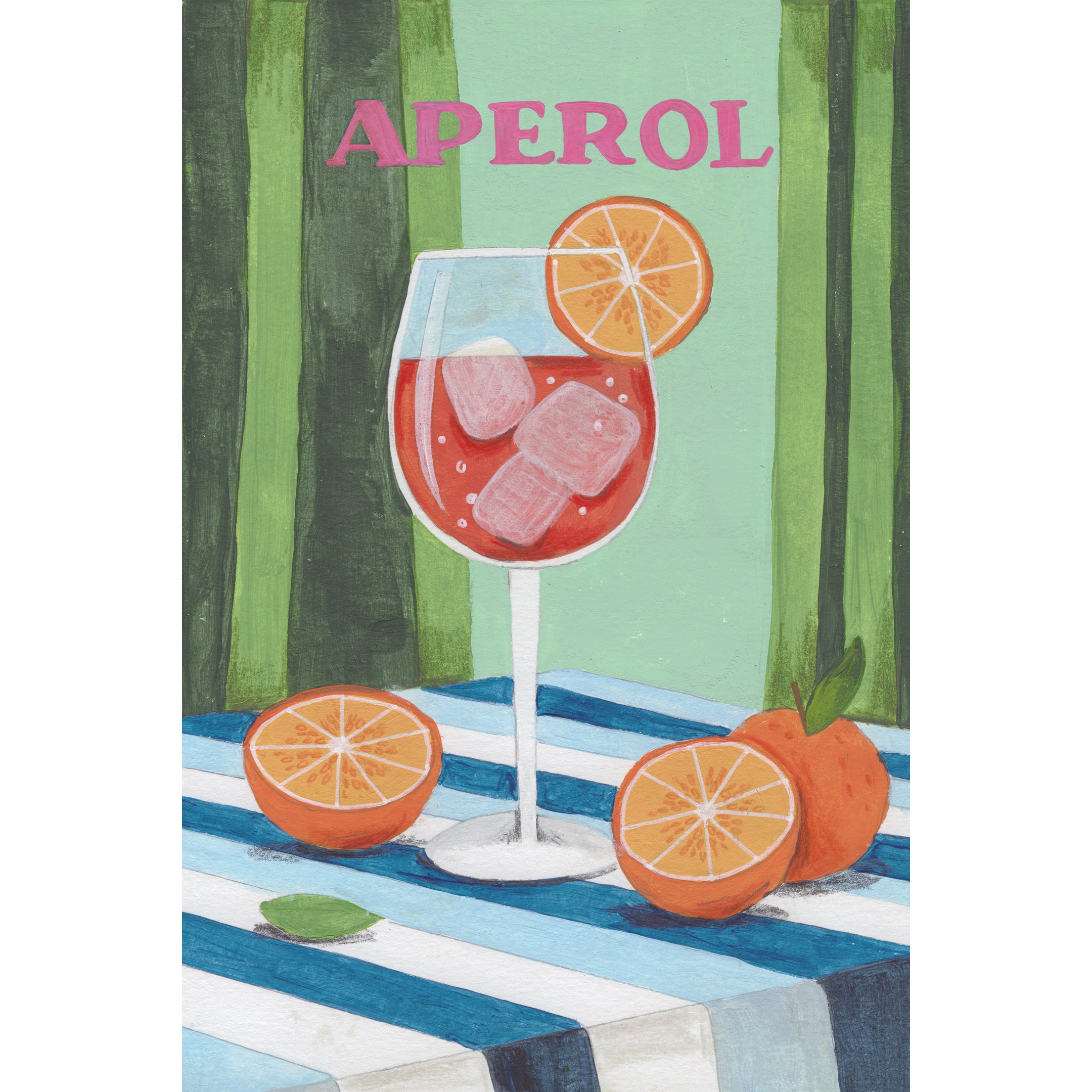 Aperol Spritz Cocktail Print