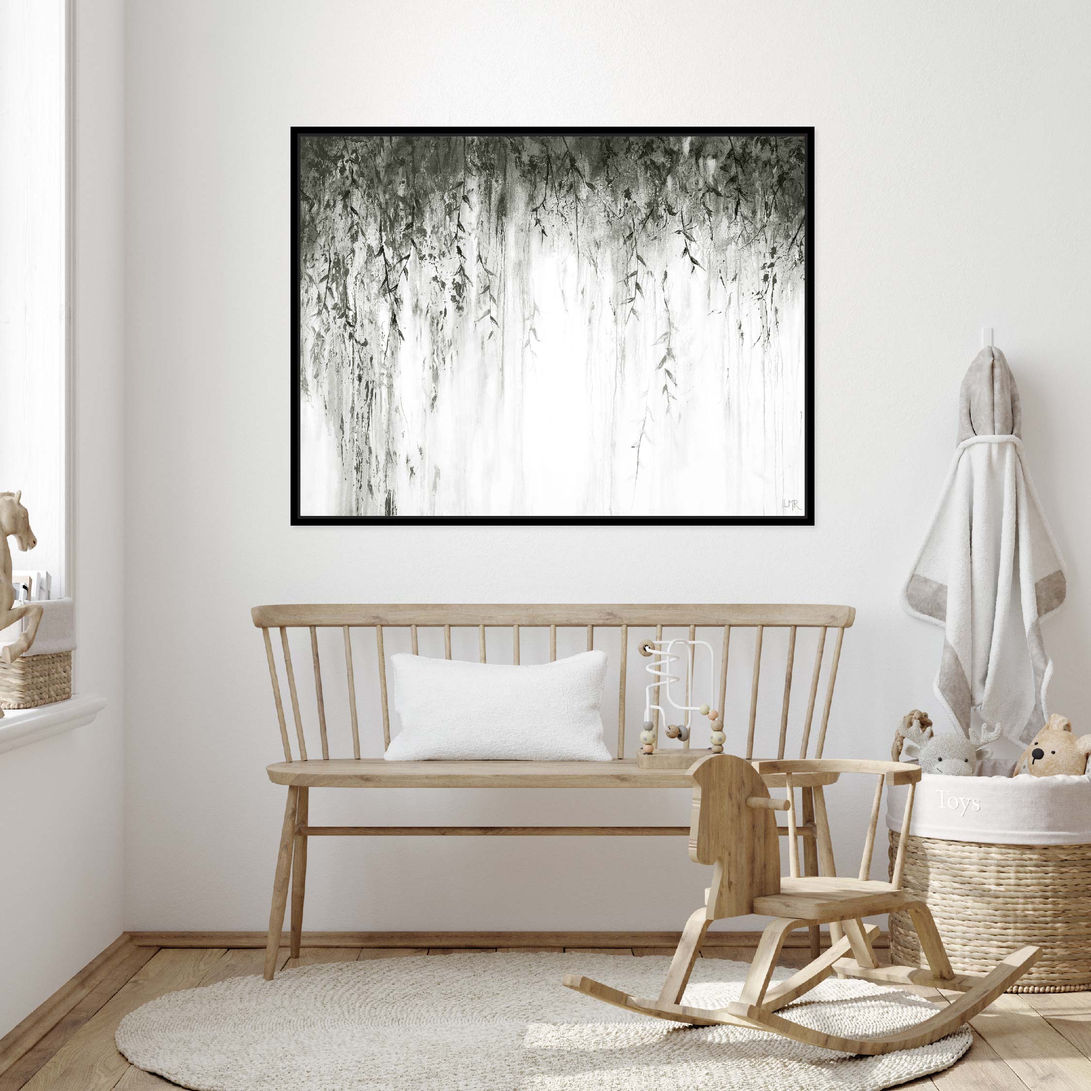 Eden Landscape Framed Printed Canvas - Mala Art Co.