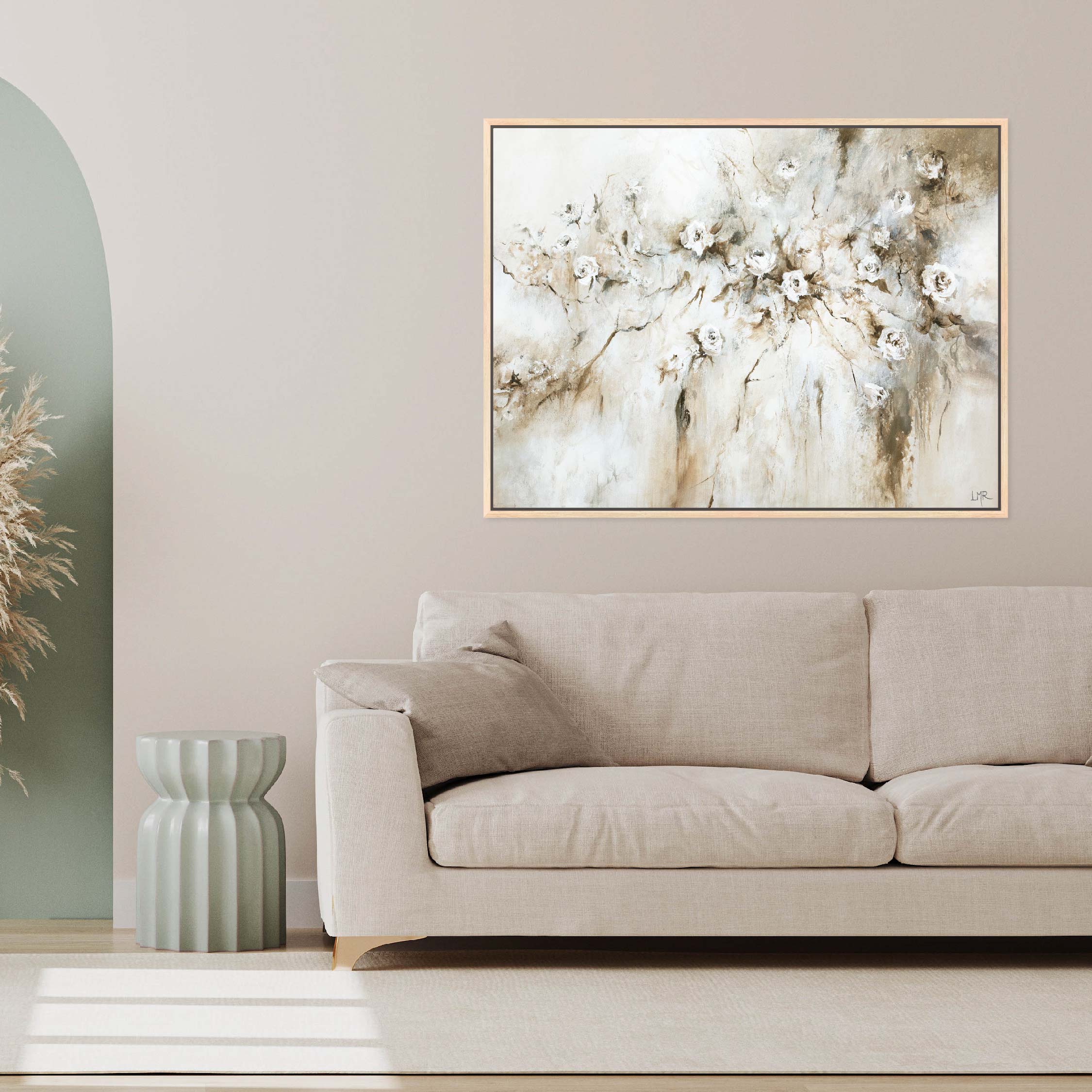 Harmony Landscape Framed Printed Canvas - Mala Art Co.