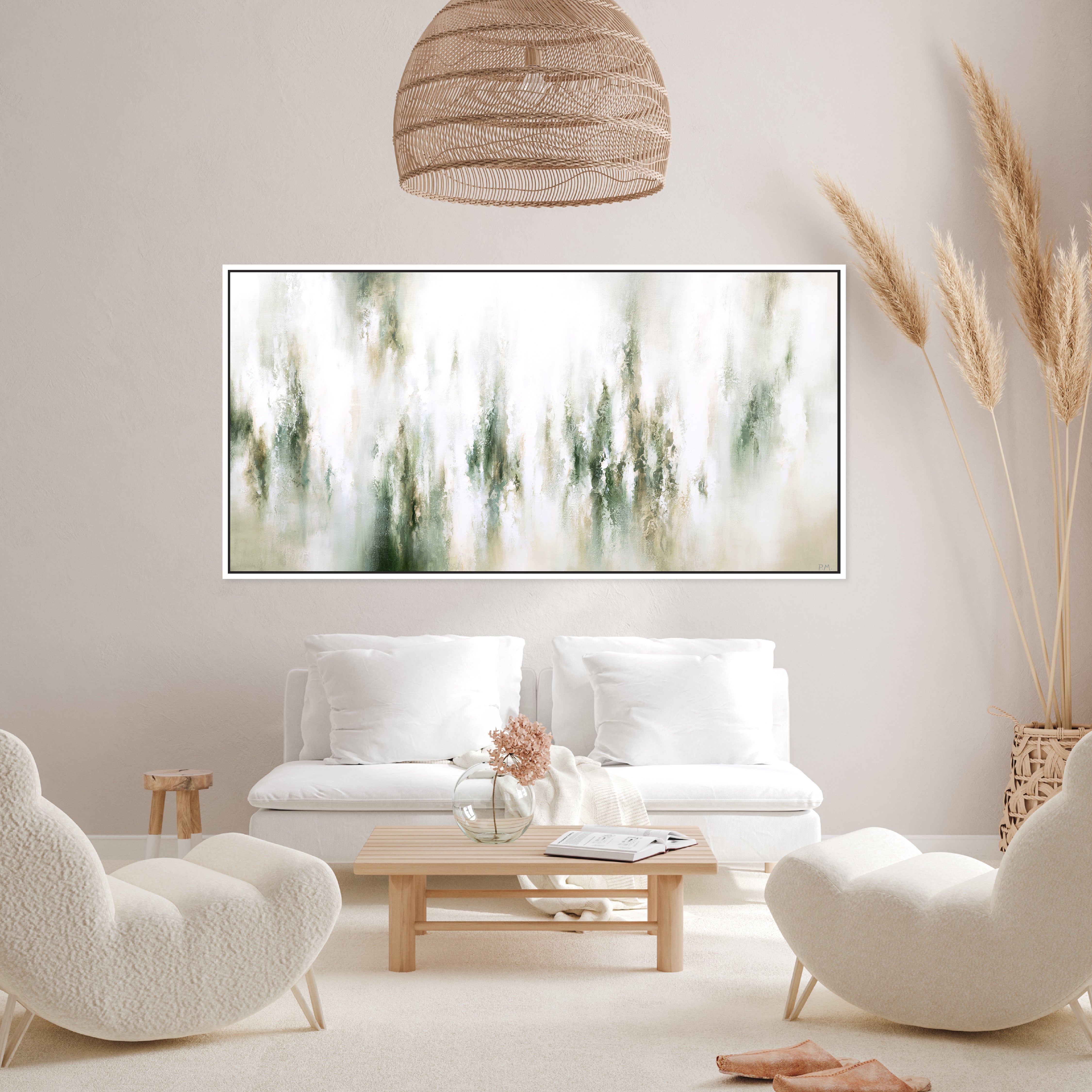 Aspire Panoramic Framed Printed Canvas - Mala Art Co.