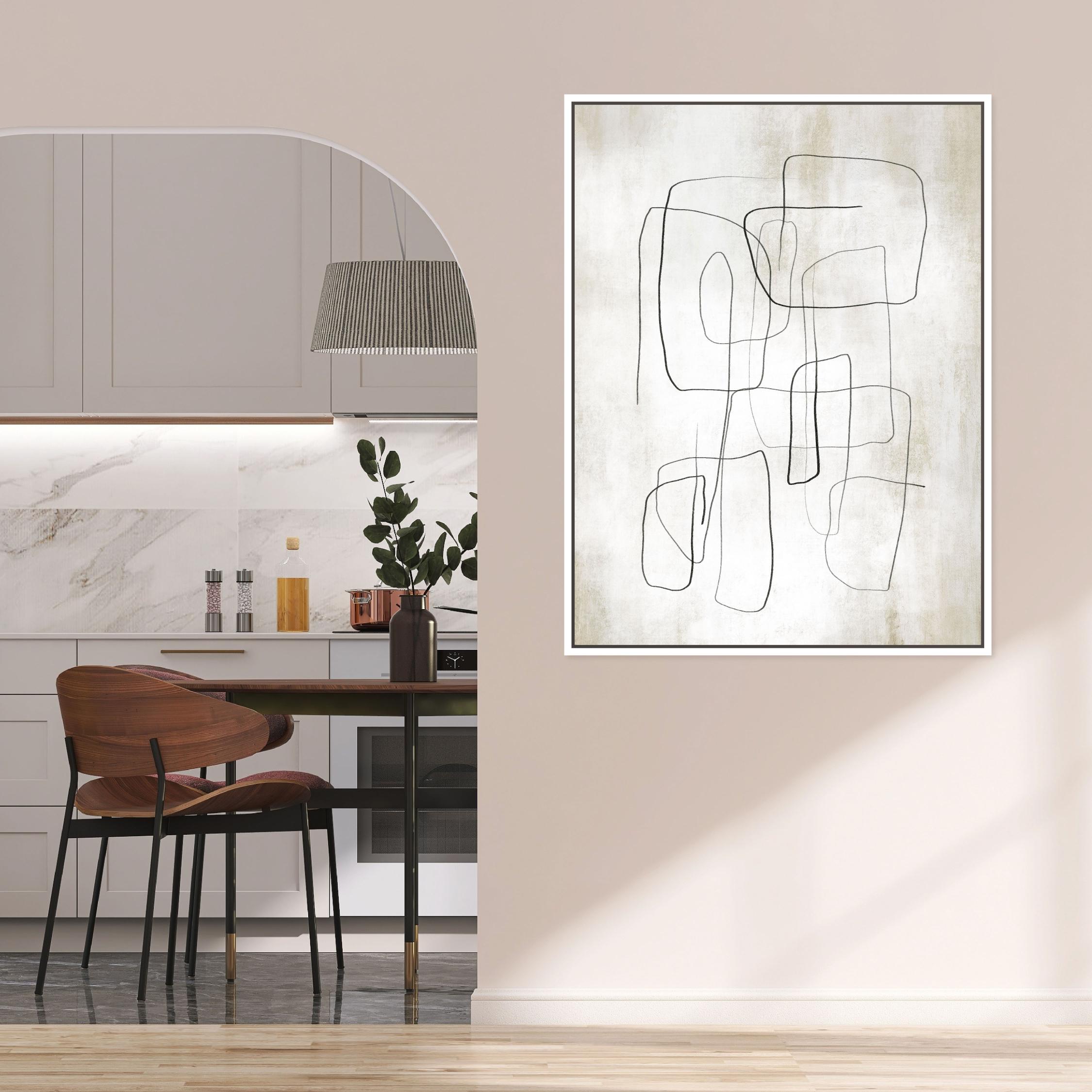 Fina II Portrait Framed Printed Canvas - Mala Art Co.