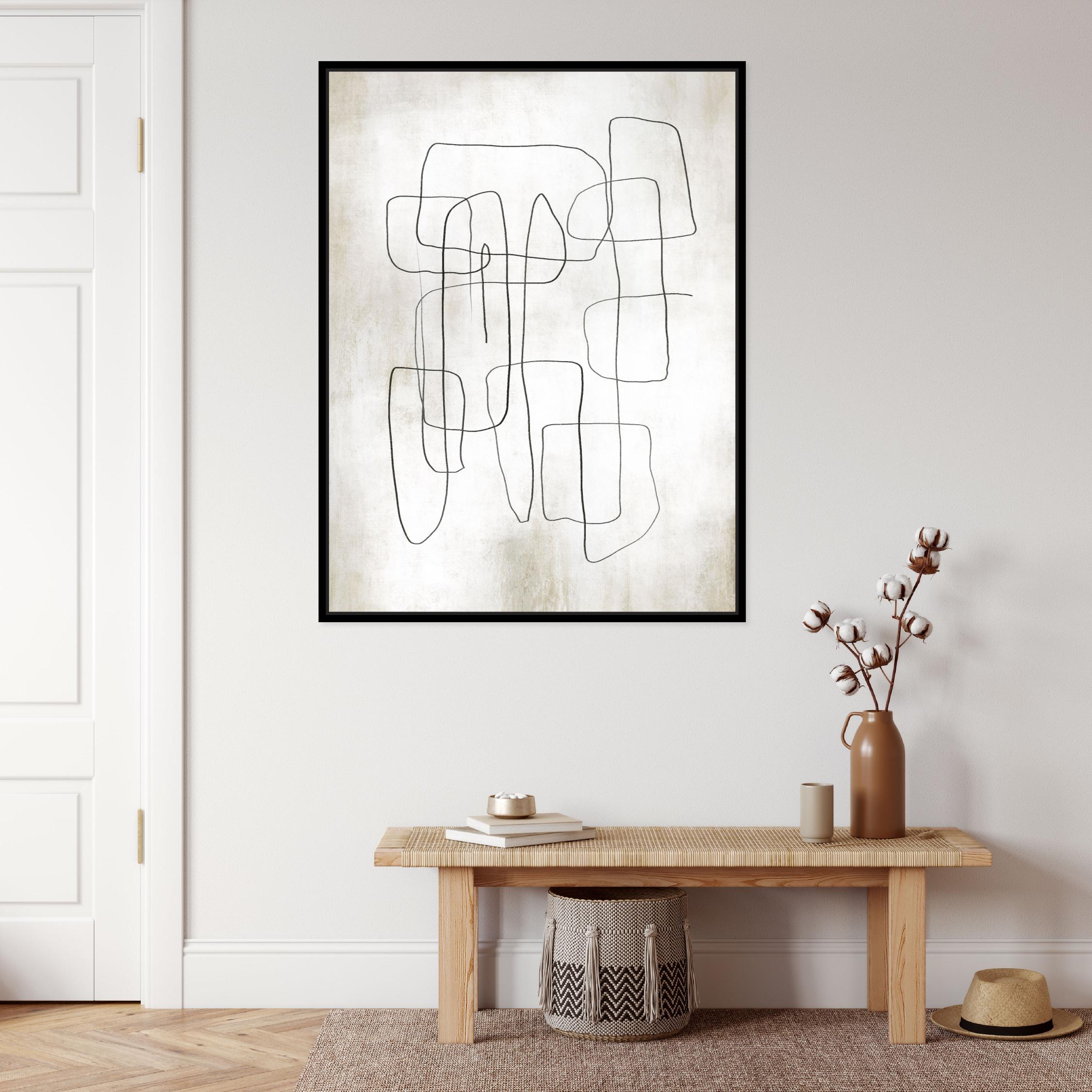 Fina III Portrait Framed Printed Canvas - Mala Art Co.