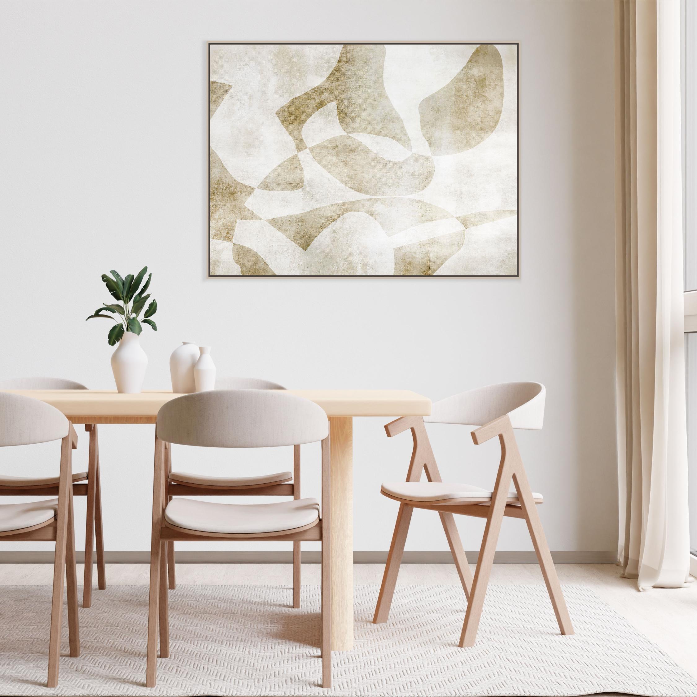 Instrumental Landscape Framed Printed Canvas - Mala Art Co.