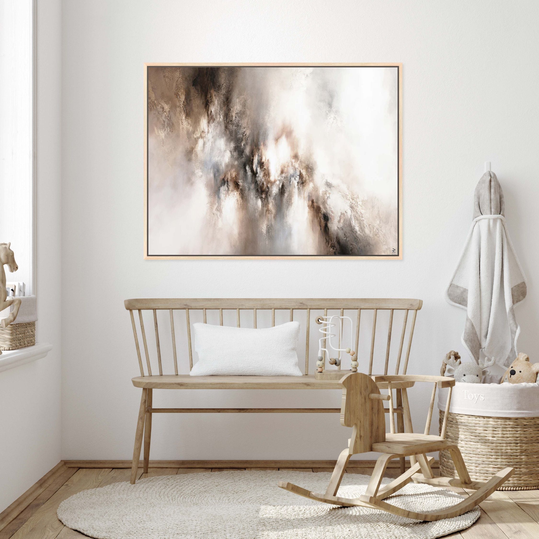 Eternal I Landscape Framed Printed Canvas - Mala Art Co.