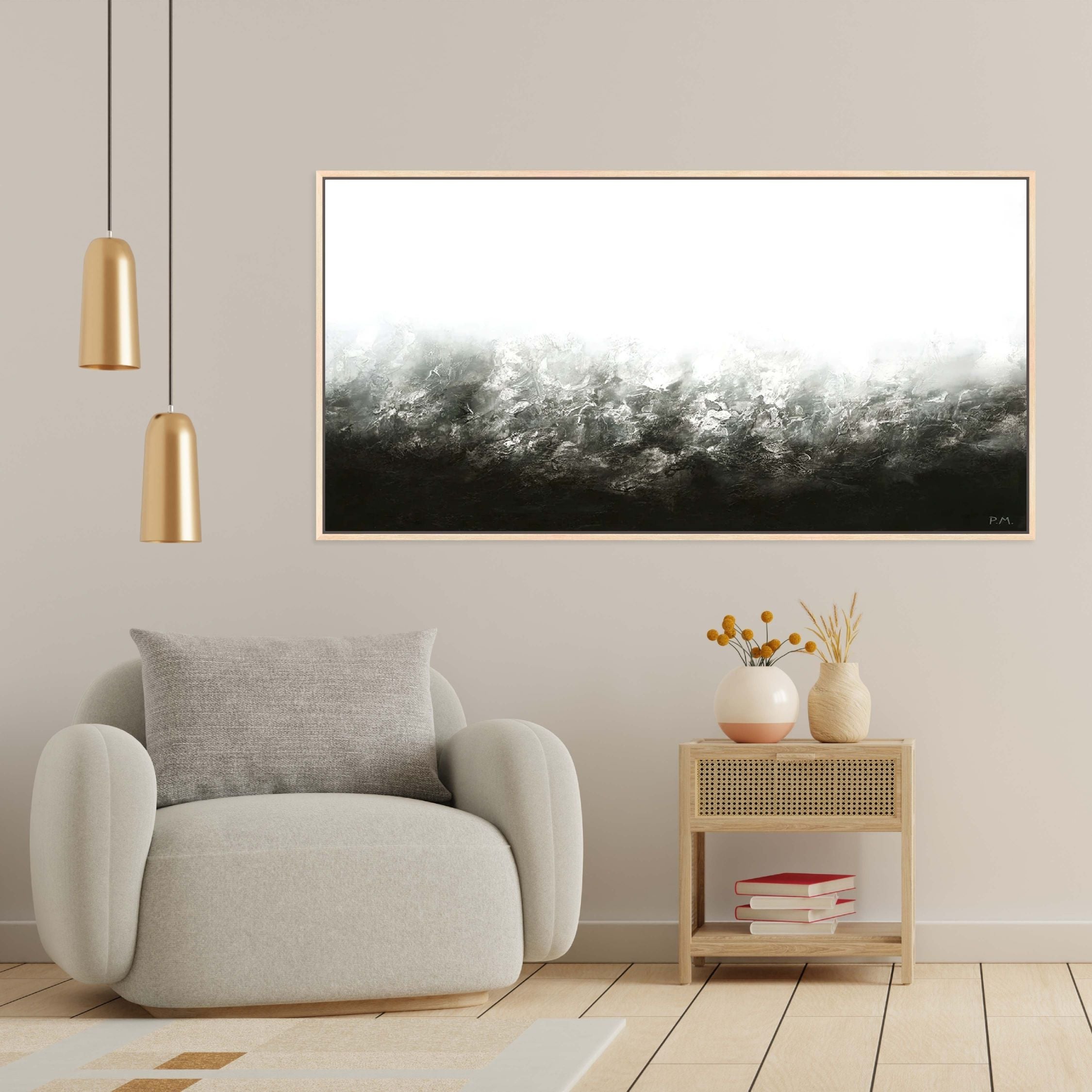Transition Panoramic Framed Printed Canvas - Mala Art Co.