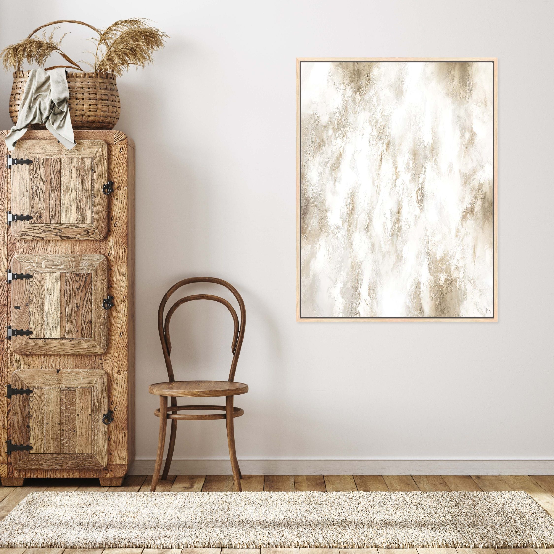 Core Portrait Framed Printed Canvas - Mala Art Co.