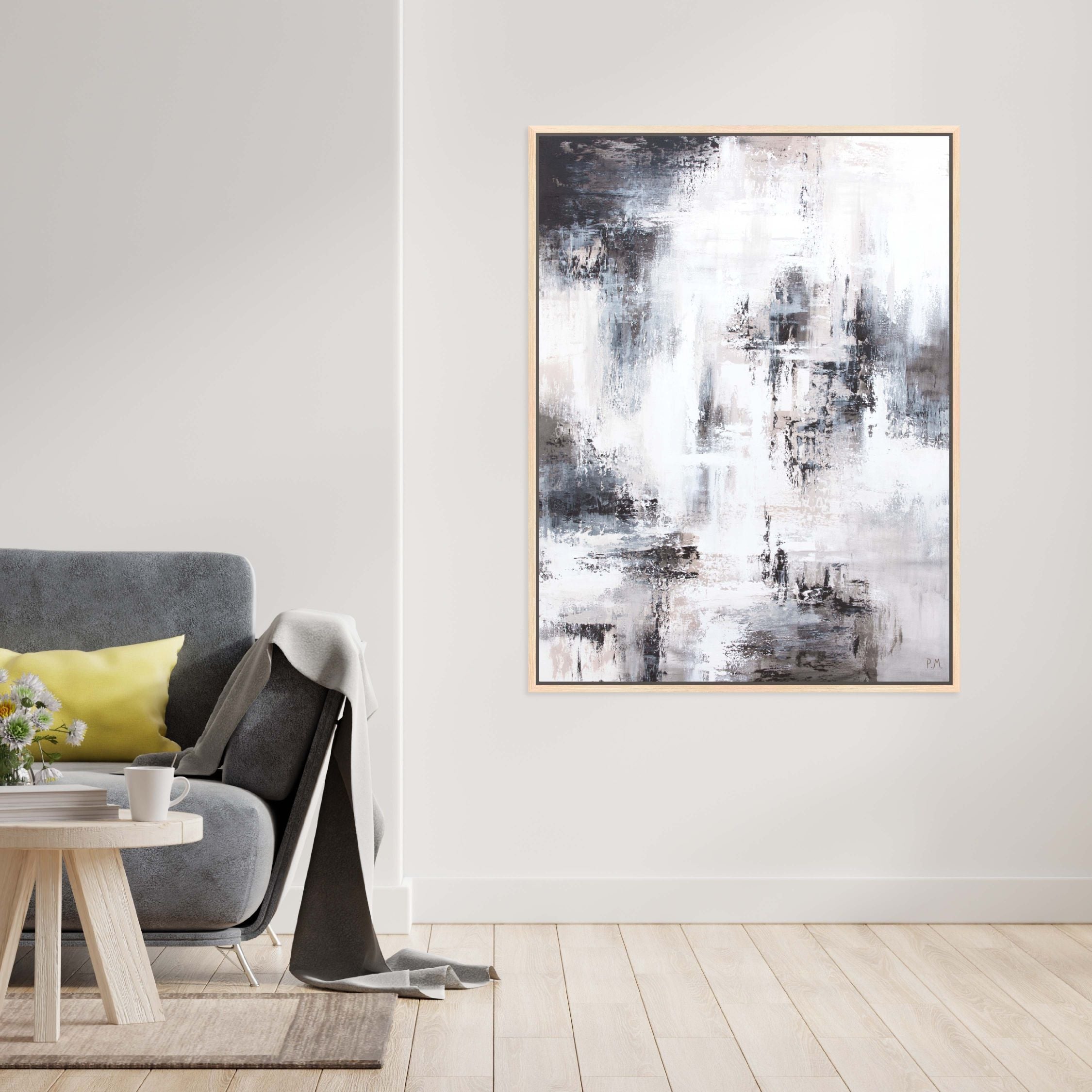 Libra Portrait Framed Printed Canvas - Mala Art Co.