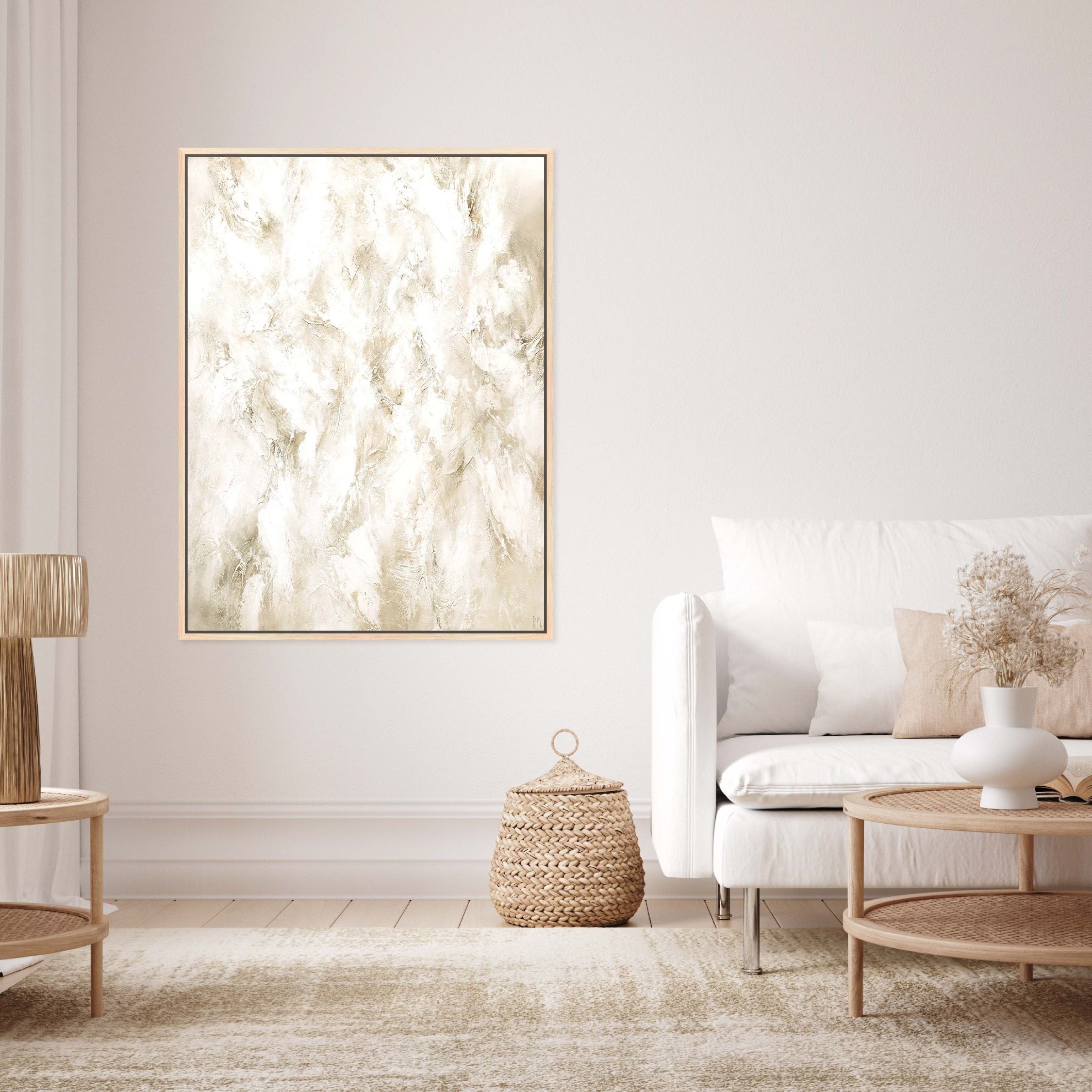 Unearthed I Portrait Framed Printed Canvas - Mala Art Co.