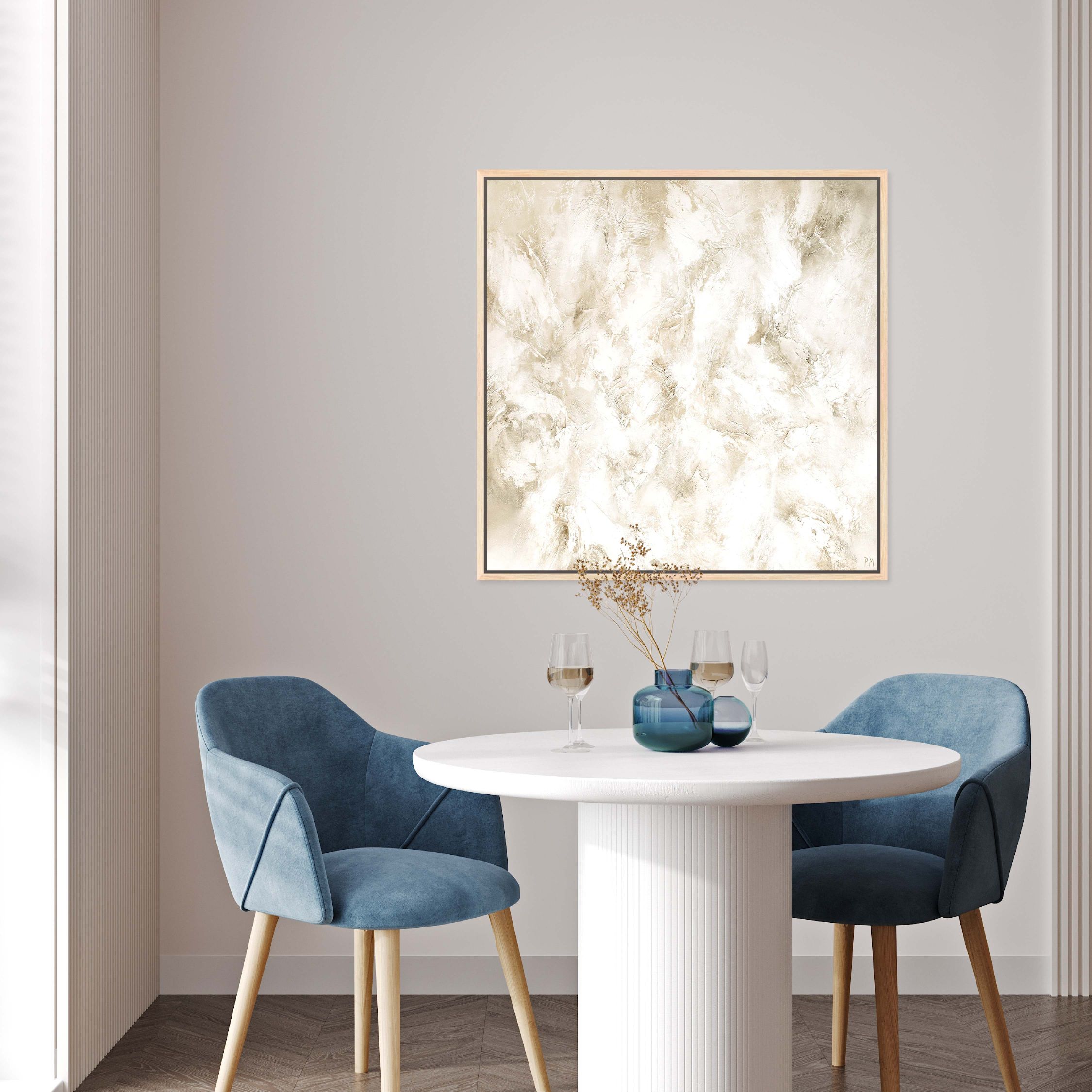 Unearthed II Square Framed Printed Canvas - Mala Art Co.