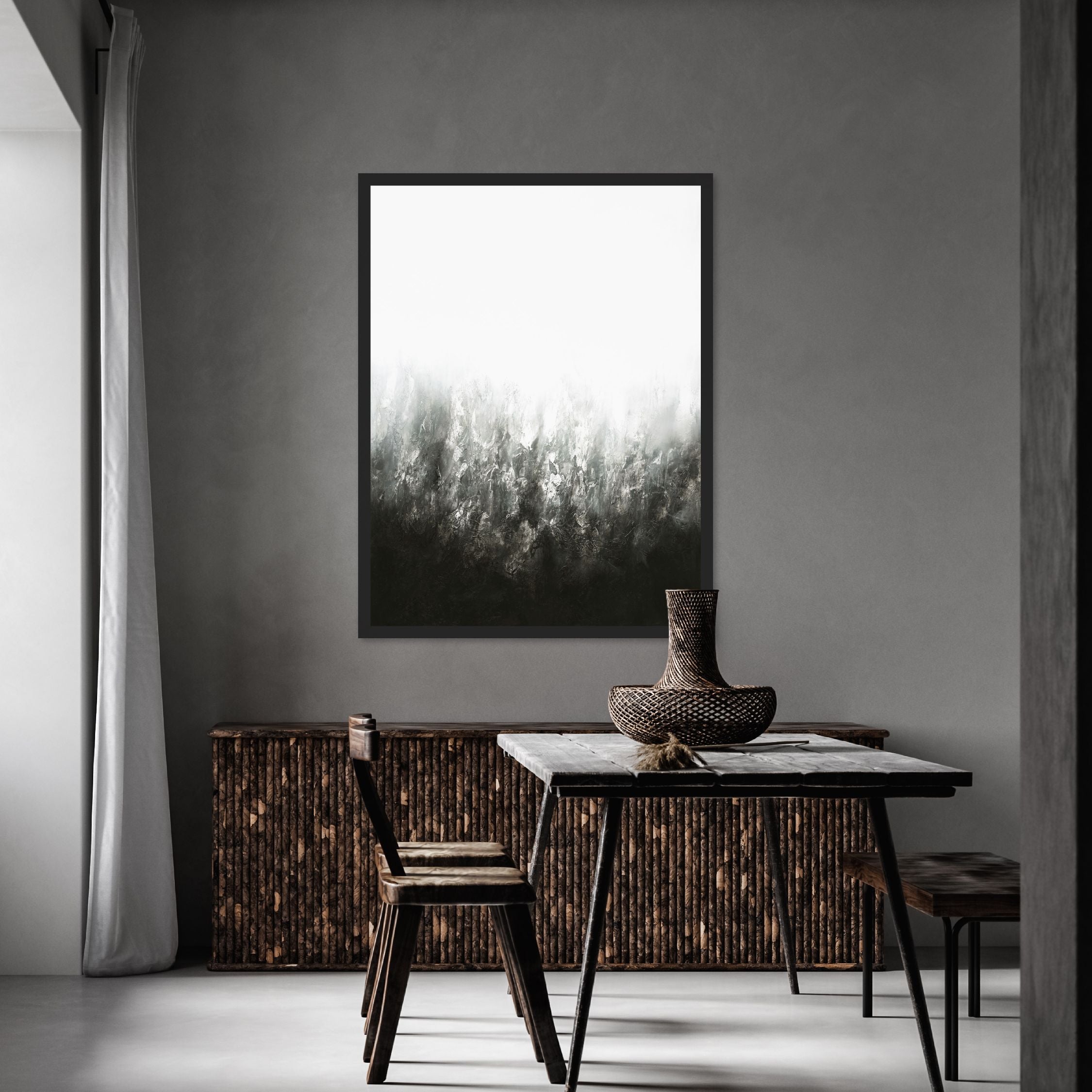 Transition Portrait Framed Printed Canvas - Mala Art Co.