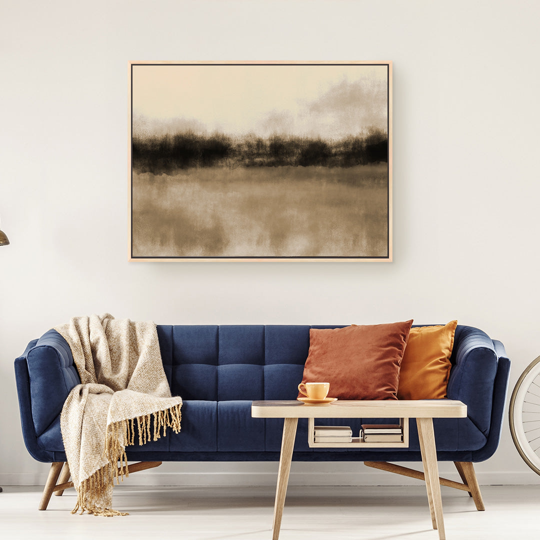 Earthen Horizon Framed Printed Canvas - Mala Art Co.