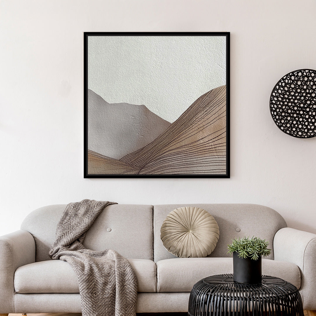 Morros Square Framed Printed Canvas - Mala Art Co.