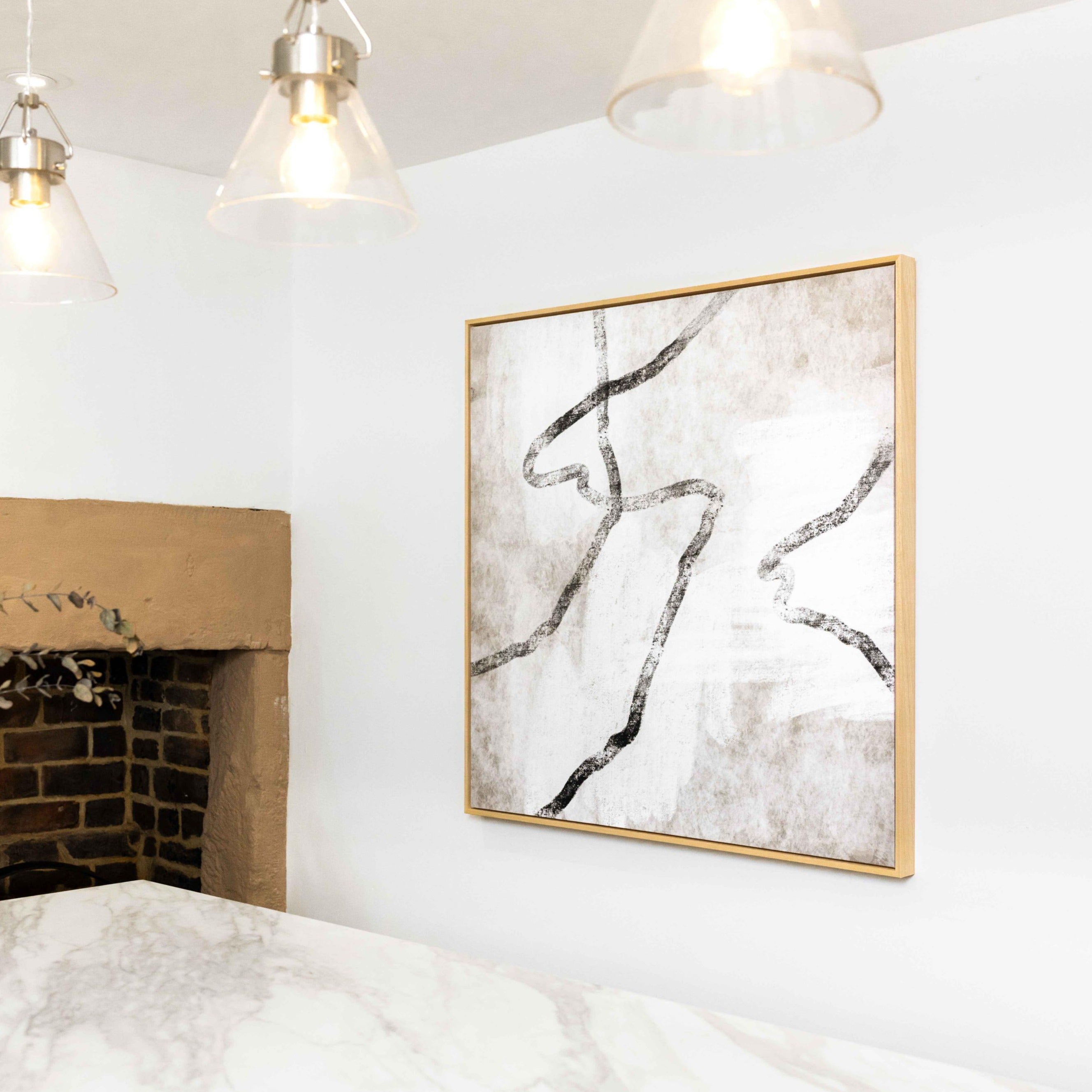 Modo I Square Framed Printed Canvas - Mala Art Co.