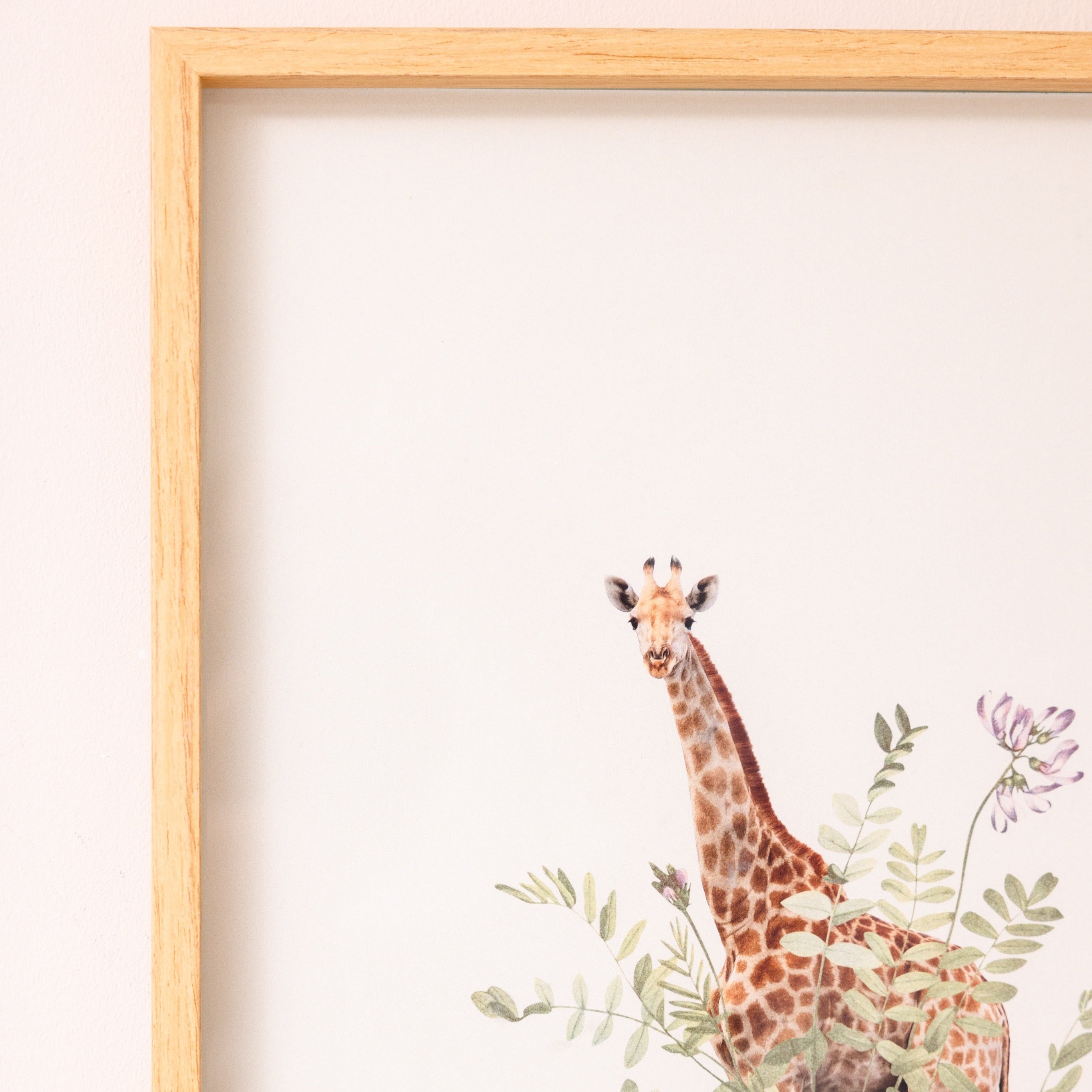 Floral Giraffe Print - Mala Art Co.