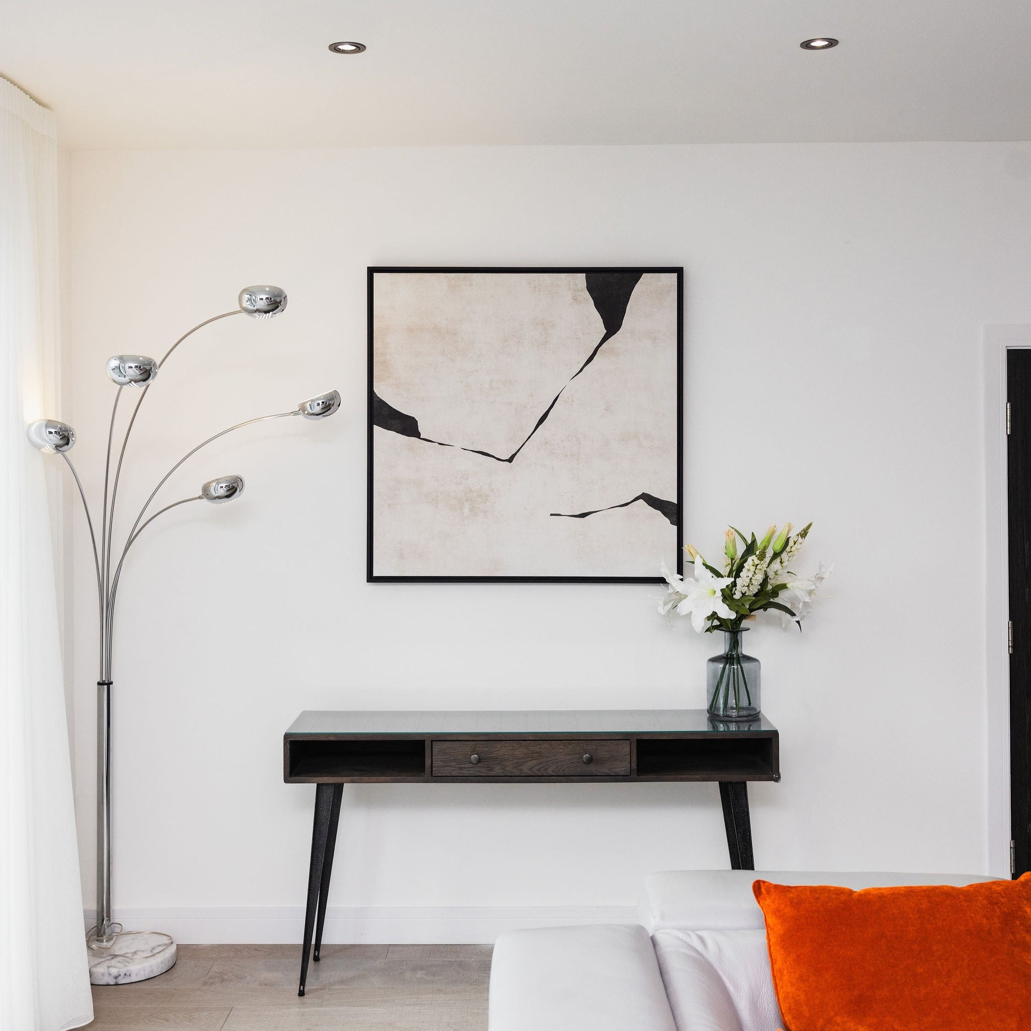 Oslo III Square Framed Printed Canvas - Mala Art Co.