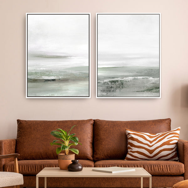 Light Dawn Framed Canvas Set of 2 - Mala Art Co.