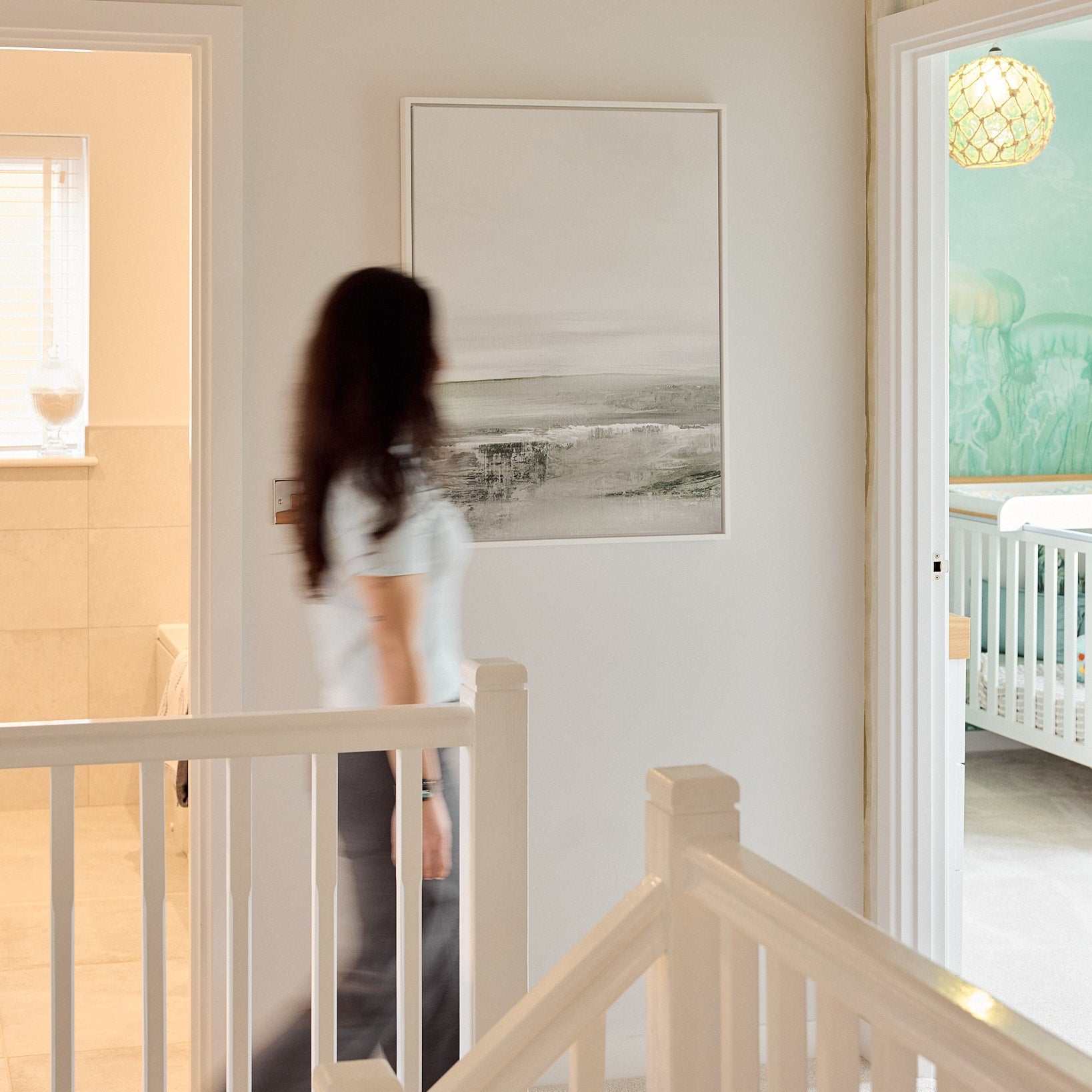 Light Dawn 1 Framed Printed Canvas