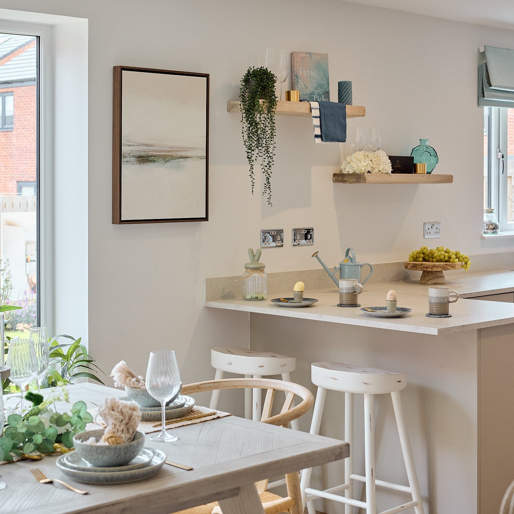 Sunset Framed Printed Canvas