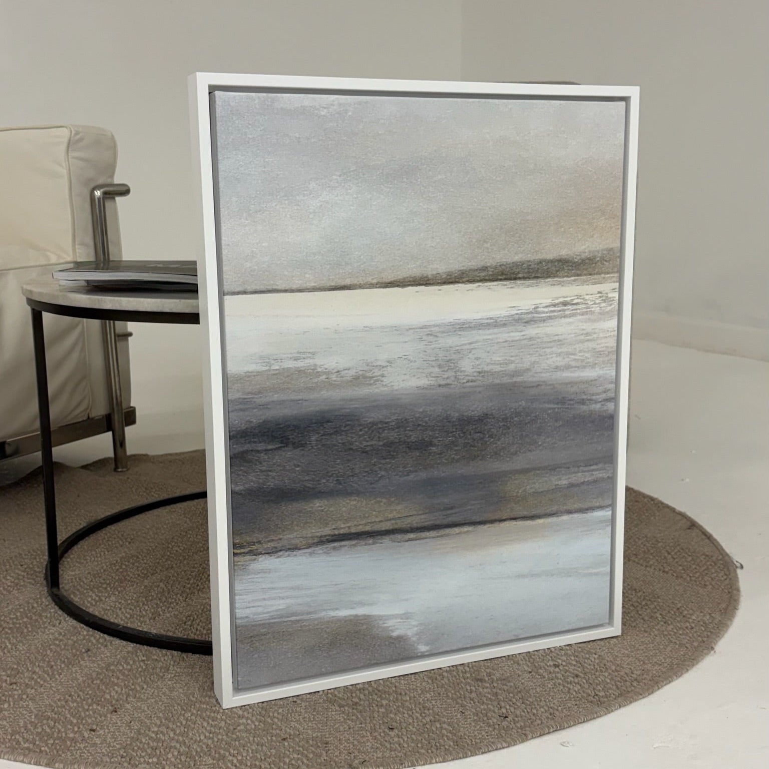 Land 1 Framed Printed Canvas - Mala Art Co.