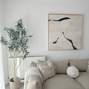 Oslo I Square Framed Printed Canvas - Mala Art Co.