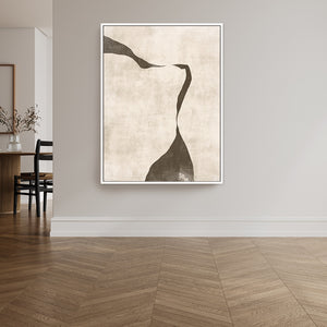 Gigi III Portrait Framed Printed Canvas - Mala Art Co.