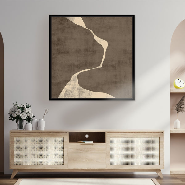 Moko III Square Framed Printed Canvas - Mala Art Co.