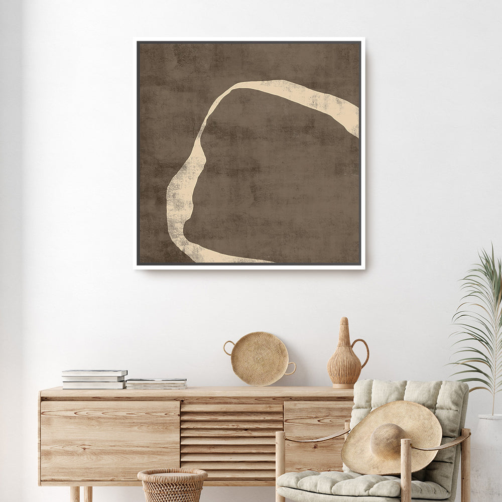 Moko II Square Framed Printed Canvas - Mala Art Co.