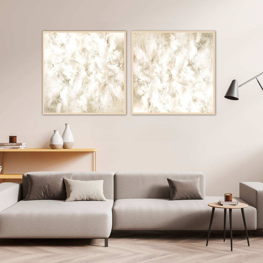Unearthed Square Framed Canvas Set of 2 - Mala Art Co.