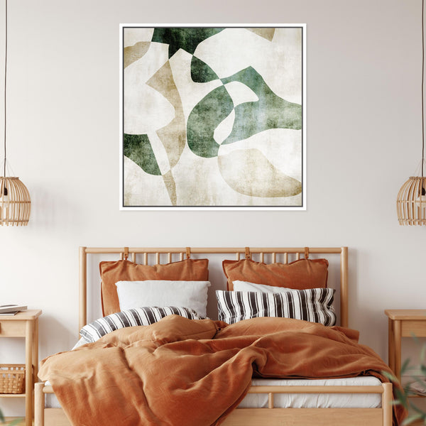 Soraya Square Framed Printed Canvas - Mala Art Co.