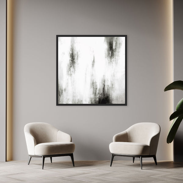 Manhattan II Square Framed Printed Canvas - Mala Art Co.