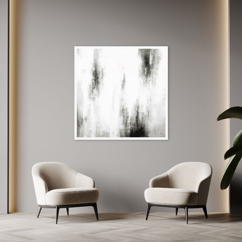 Manhattan II Square Framed Printed Canvas - Mala Art Co.