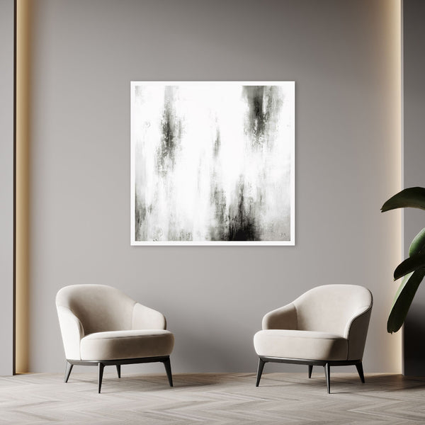 Manhattan II Square Framed Printed Canvas - Mala Art Co.